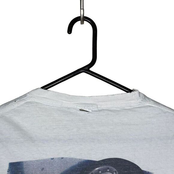 Y2K Gear Up Distressed T Shirt Medium - Picture 2 of 5